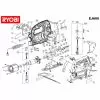 Ryobi EJ600 Spare Parts List Type: 5133000539